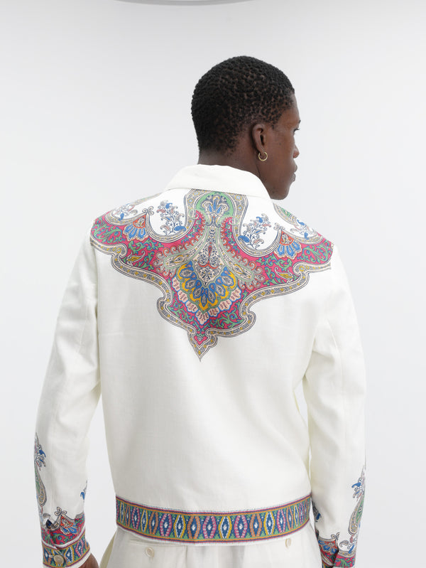 Etro Shirt Outerwear White-Multi