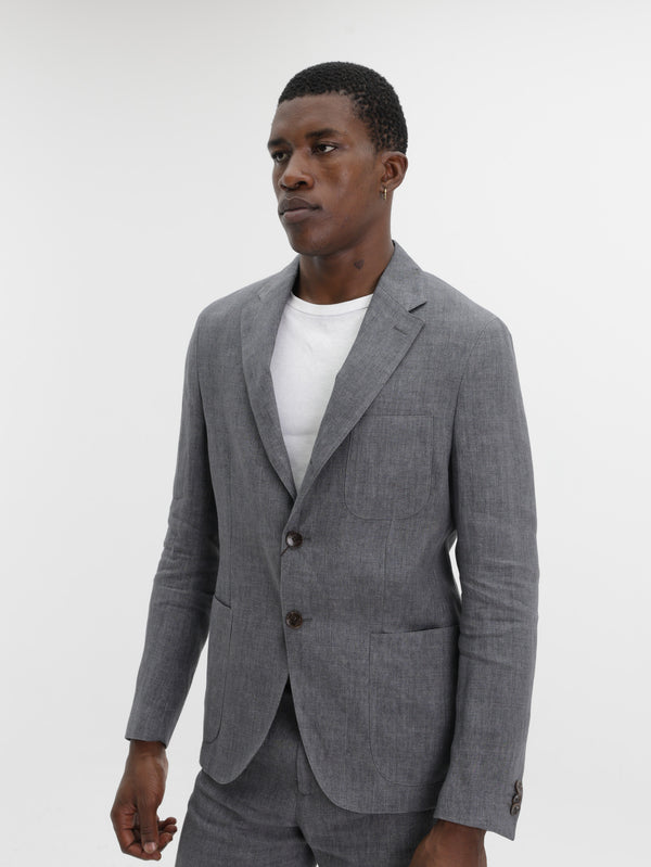 Etro Blazer Double Breasted Stone