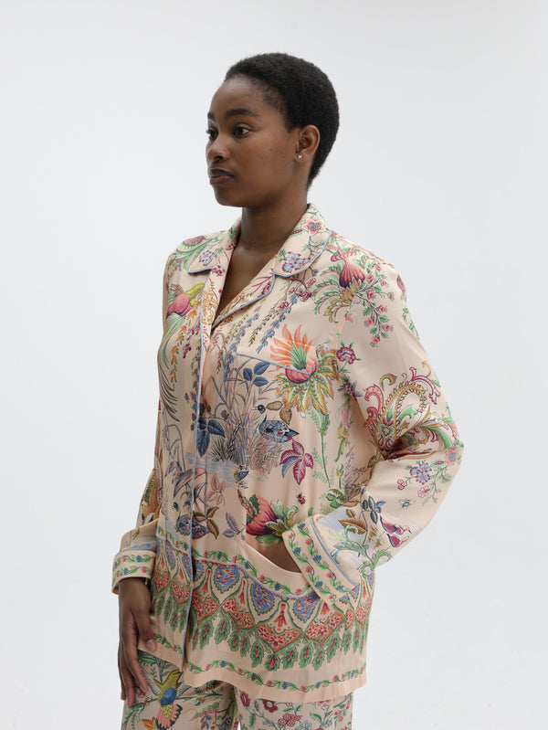 Etro Shirt Loose Fit With Patch Pockets Multi