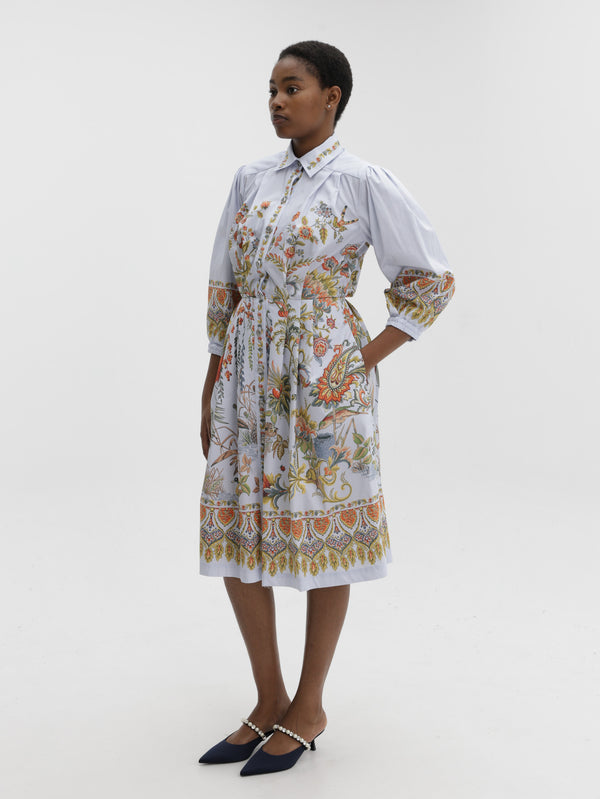 Etro Shirt Dress Knee-Length With Puff Multi