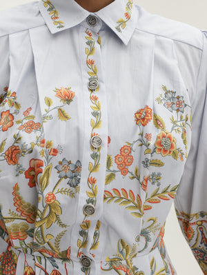 Etro Shirt Dress Knee-Length With Puff Multi
