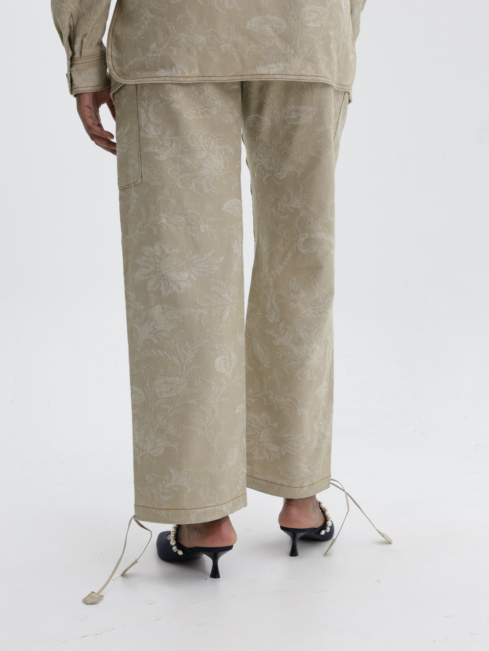 Etro Cargo Pants With Drawstrings Stone