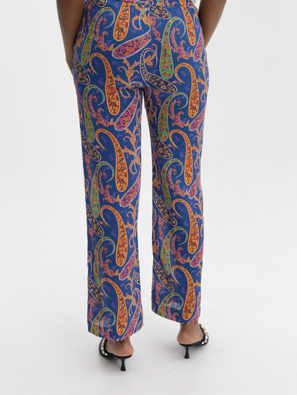 Etro Pants With Drawstring Aop Multi