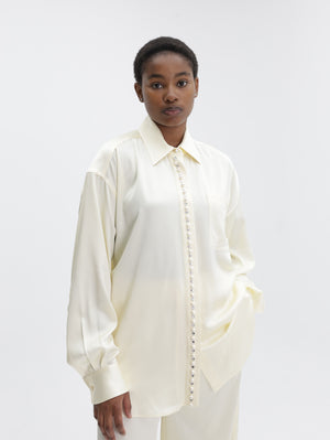 Stella Mccartney Shirt Pearl Buttermilk