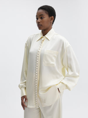 Stella Mccartney Shirt Pearl Buttermilk