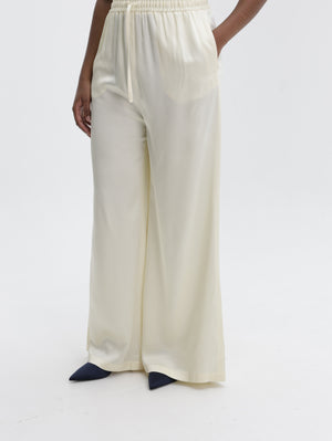Stella Mccartney Pants Satin Buttermilk