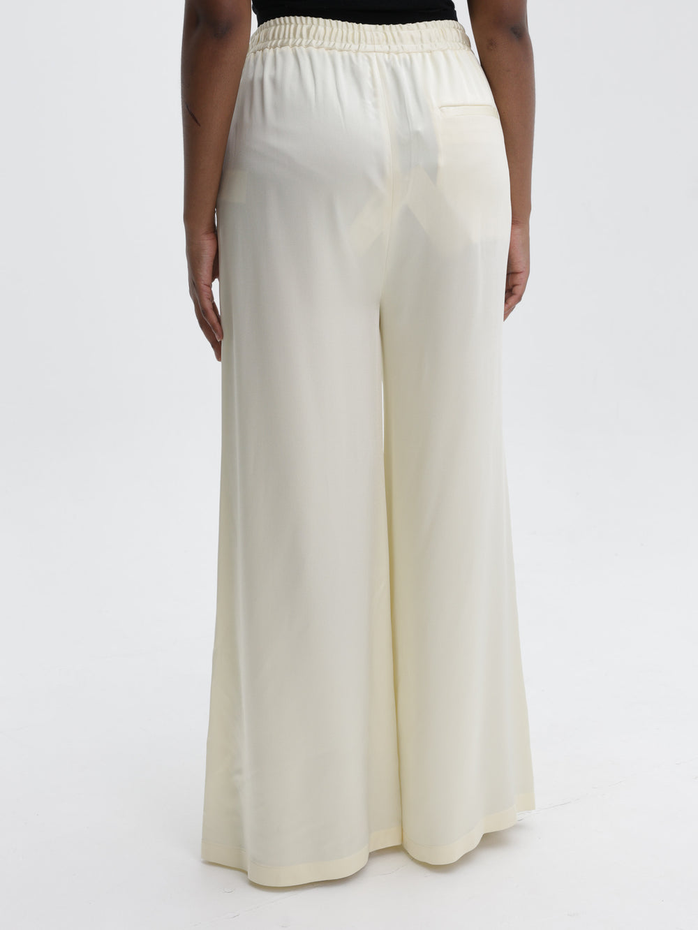 Stella Mccartney Pants Satin Buttermilk