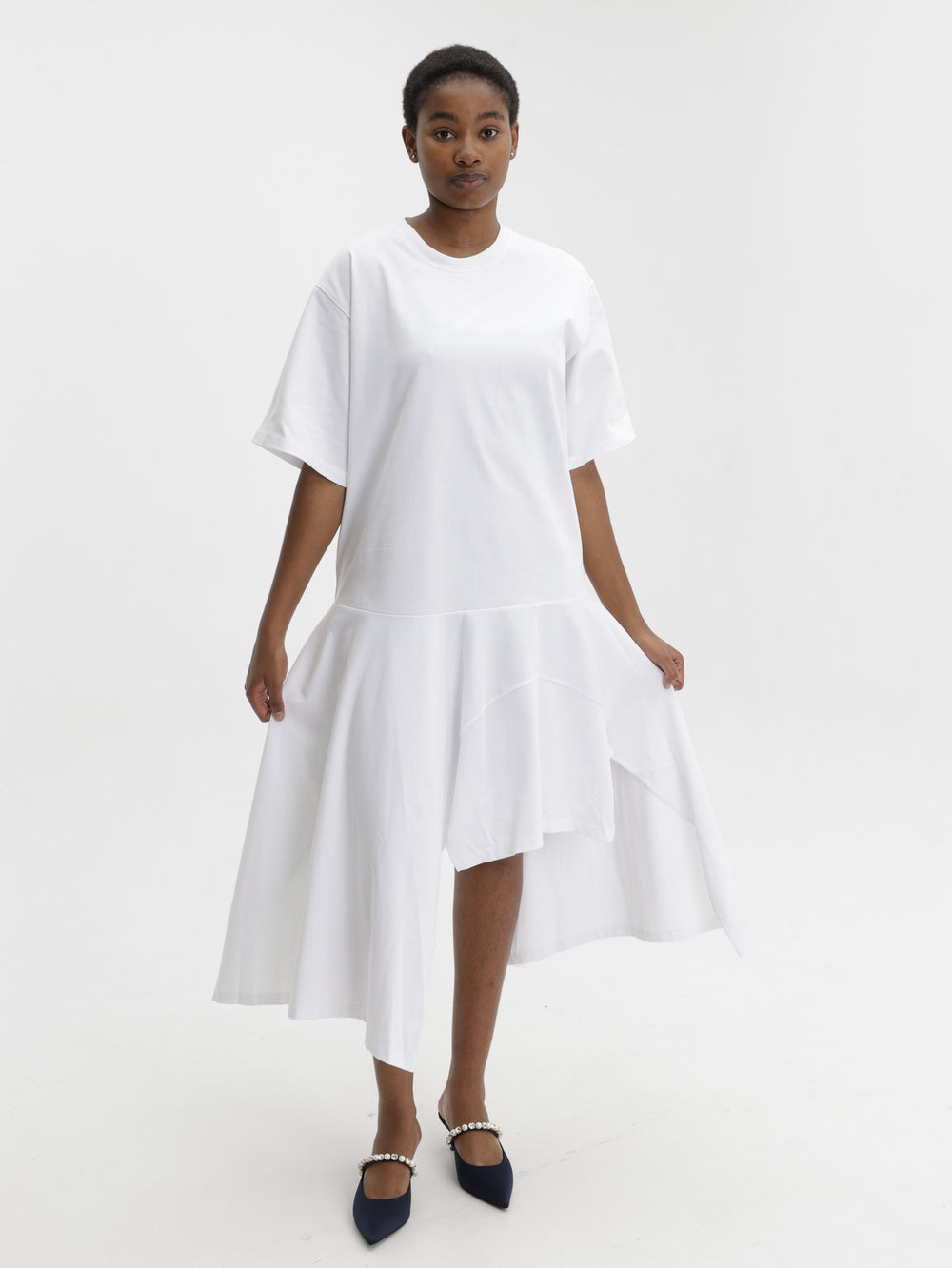 Stella Mccartney T-Shirt Drs Deconstructed Pure White