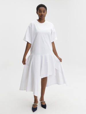 Stella Mccartney T-Shirt Drs Deconstructed Pure White