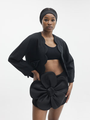 Marc Jacobs Jacket Scallop Daisy Lady Black