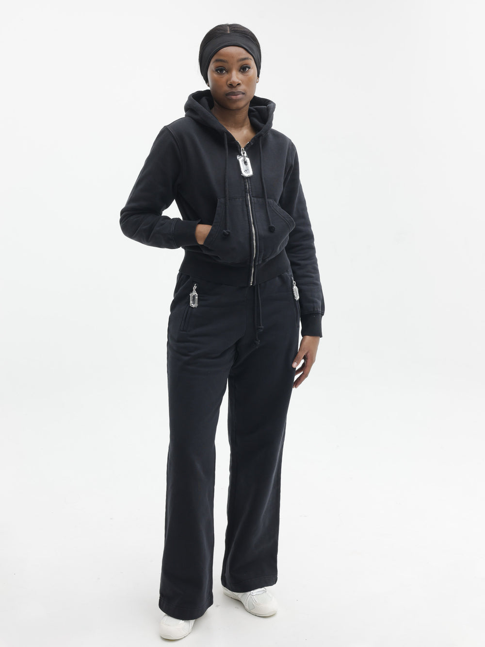 Marc Jacobs Jacket Pop J  Cropped Zip-up Steel Grey