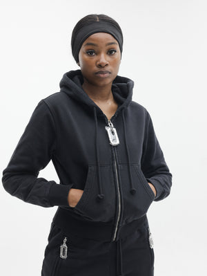 Marc Jacobs Jacket Pop J  Cropped Zip-up Steel Grey