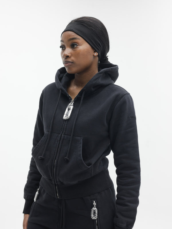 Marc Jacobs Jacket Pop J  Cropped Zip-up Steel Grey
