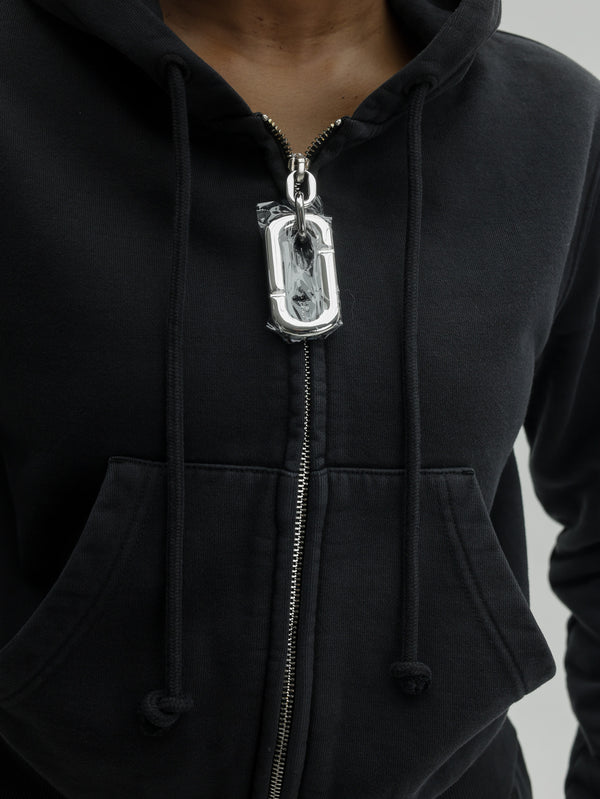 Marc Jacobs Jacket Pop J  Cropped Zip-up Steel Grey