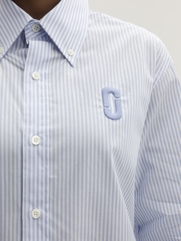 Marc Jacobs Shirt Pop J  Poplin Blue Mist