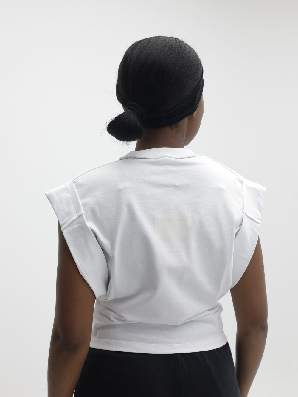 Marc Jacobs T-Shirt Pop J  Logo Drape Seam White