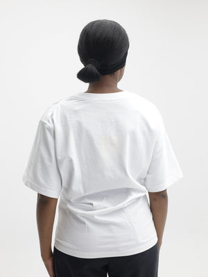 Marc Jacobs T-Shirt Pop J  Logo Drape Boxy White