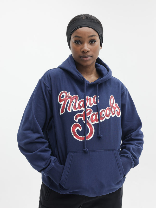 Marc Jacobs Hoodie  Logo Navy Multi