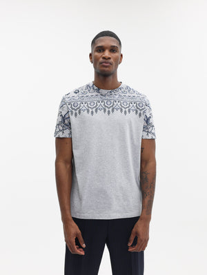 Etro T-Shirt Top Print Grey