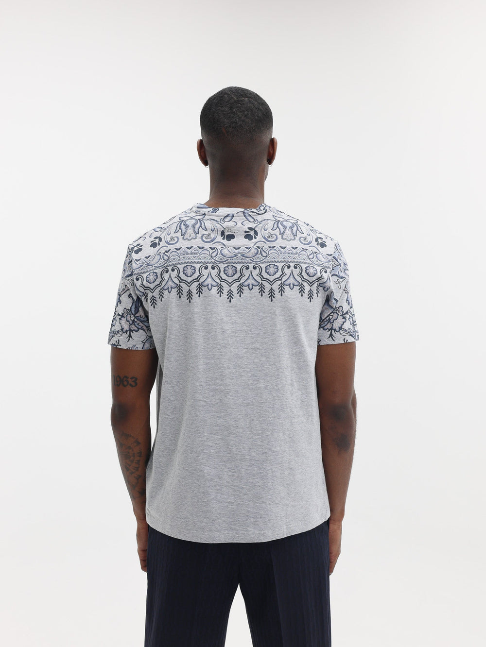 Etro T-Shirt Top Print Grey