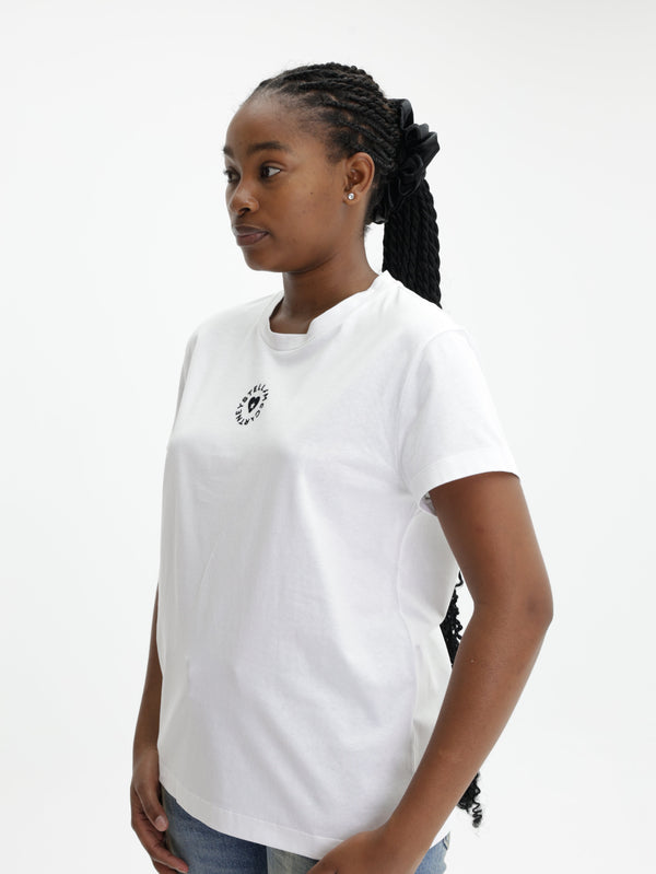 Stella Mccartney T-Shirt Iconic Mini Heart White