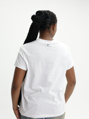 Stella Mccartney T-Shirt Iconic Mini Heart White