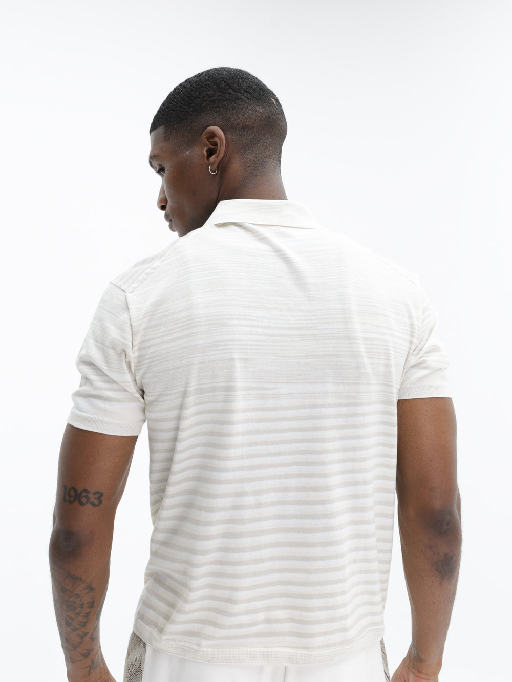 Missoni Flamed Mercerized Cotton Polo Beige