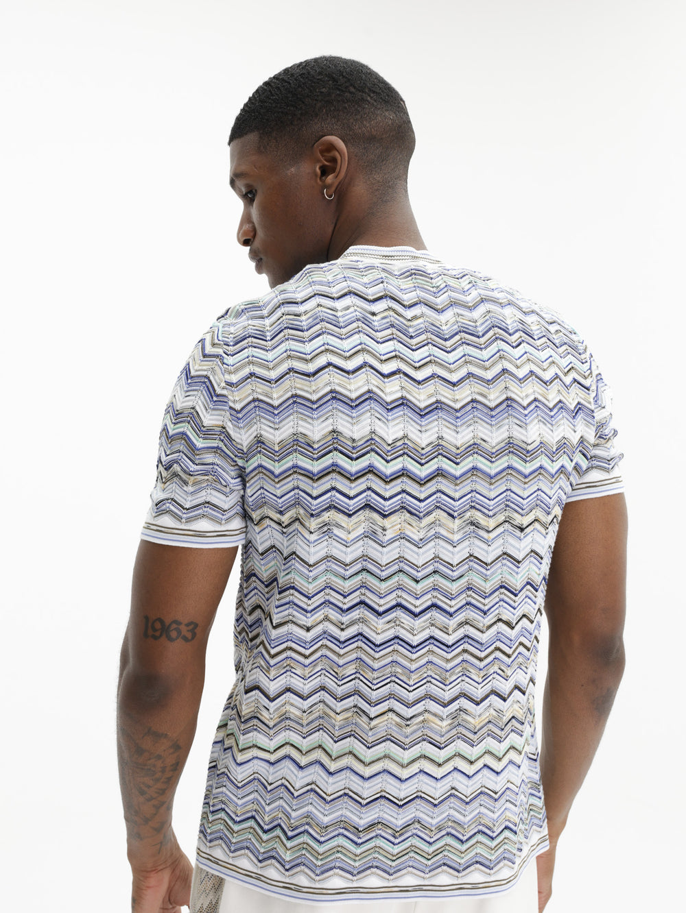 Missoni T-Shirt With Chevron Pattern Multi