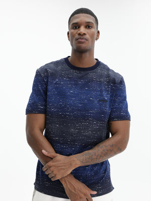 Missoni Crew Neck T-Shirt Blue