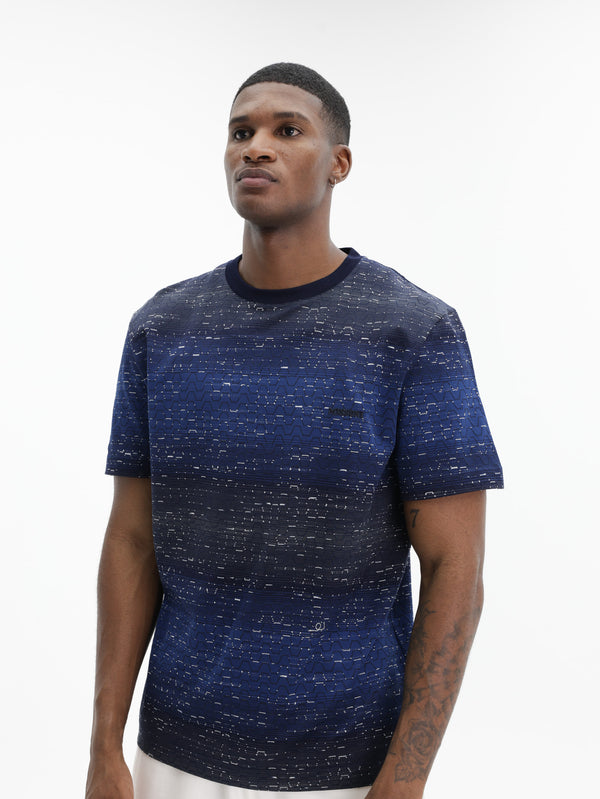 Missoni Crew Neck T-Shirt Blue