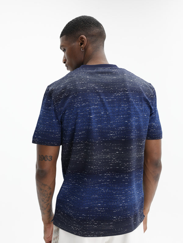 Missoni Crew Neck T-Shirt Blue