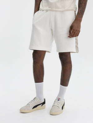 Missoni Bermuda Shorts With Zigzag Insert White/Beige