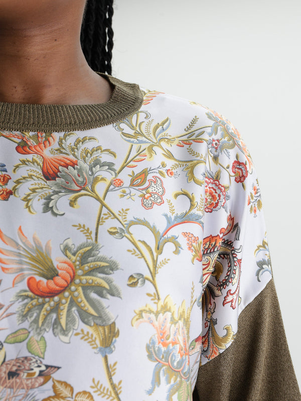 Etro T-Shirt Boxy Knit  Floral