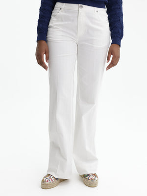 Etro Jeans Long Flared  White