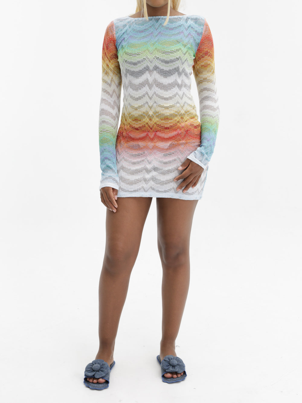 Missoni Dress Long Sleeve Multi Colour