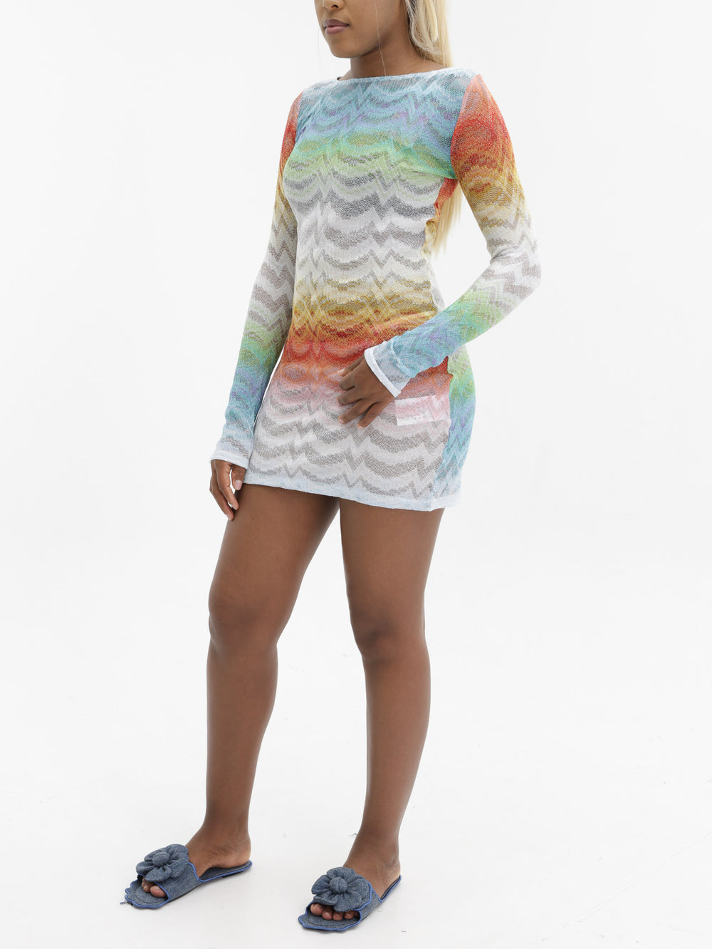 Missoni Dress Long Sleeve Multi Colour