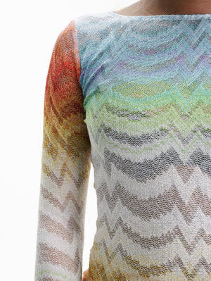 Missoni Dress Long Sleeve Multi Colour