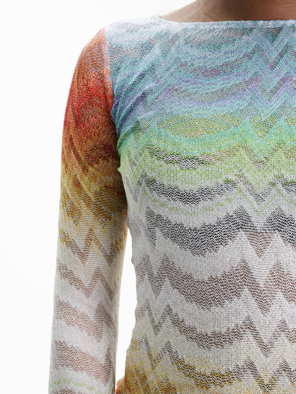 Missoni Dress Long Sleeve Multi Colour