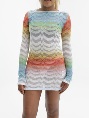 Missoni Dress Long Sleeve Multi Colour