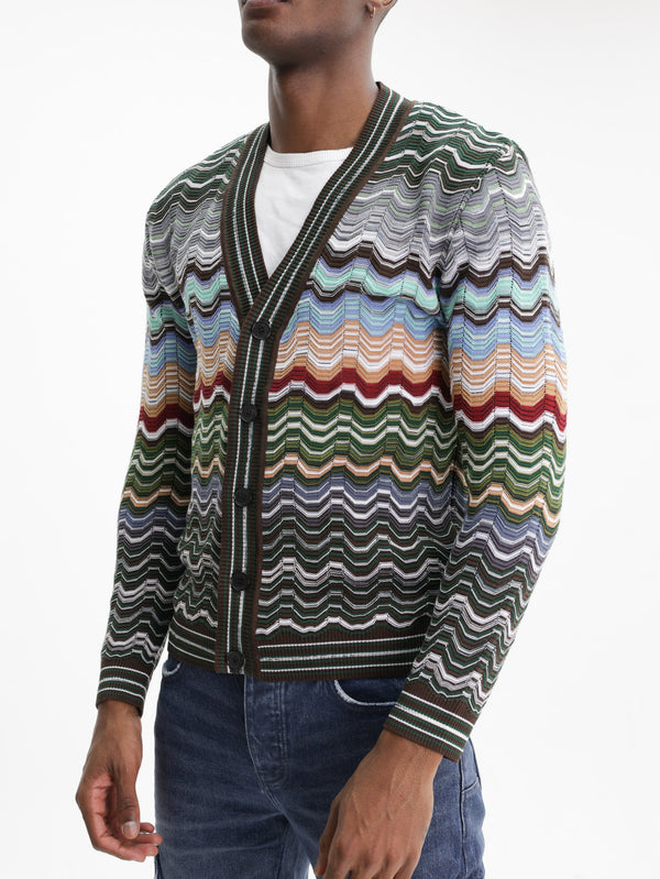 Missoni Cardigan Buttoned Multi Colour