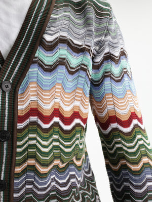 Missoni Cardigan Buttoned Multi Colour