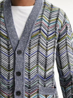 Missoni Cardigan Buttoned Grey Multi