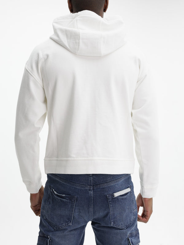 Missoni Hoodie Zip Hoodie Beige & White