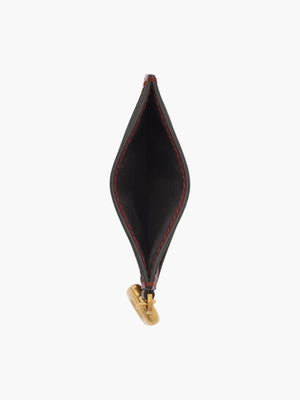 Marc Jacobs Cardholder Gold Charm Dark Port