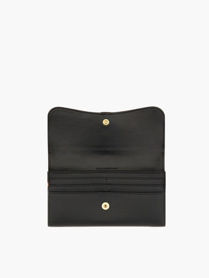 Stella Mccartney Wallet Stella Ryder With Strap Embossed Black