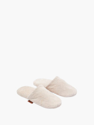 Missoni Slippers Chalk Bath White