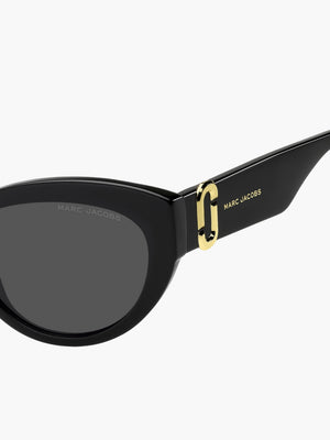 Marc Jacobs Sunglasses Marc 883/S 197737244002 Cat Eye Black