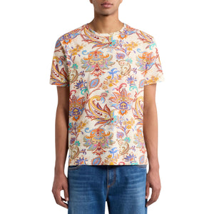 Etro T-Shirt Paisley Print Multi