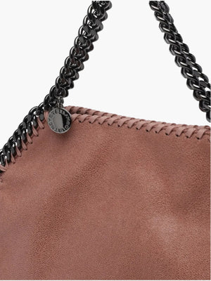 Stella Mccartney Bag Tiny Tote Eco Shaggy Deer W/dark Ruthenium Sienna