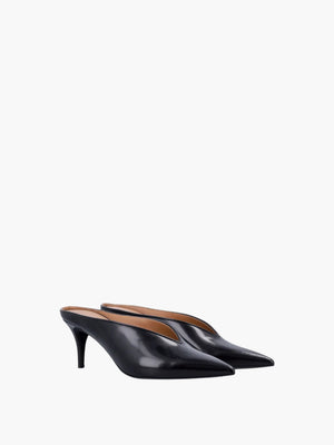 Stella Mccartney Mules Sm2 65 Brushed Shiny Black